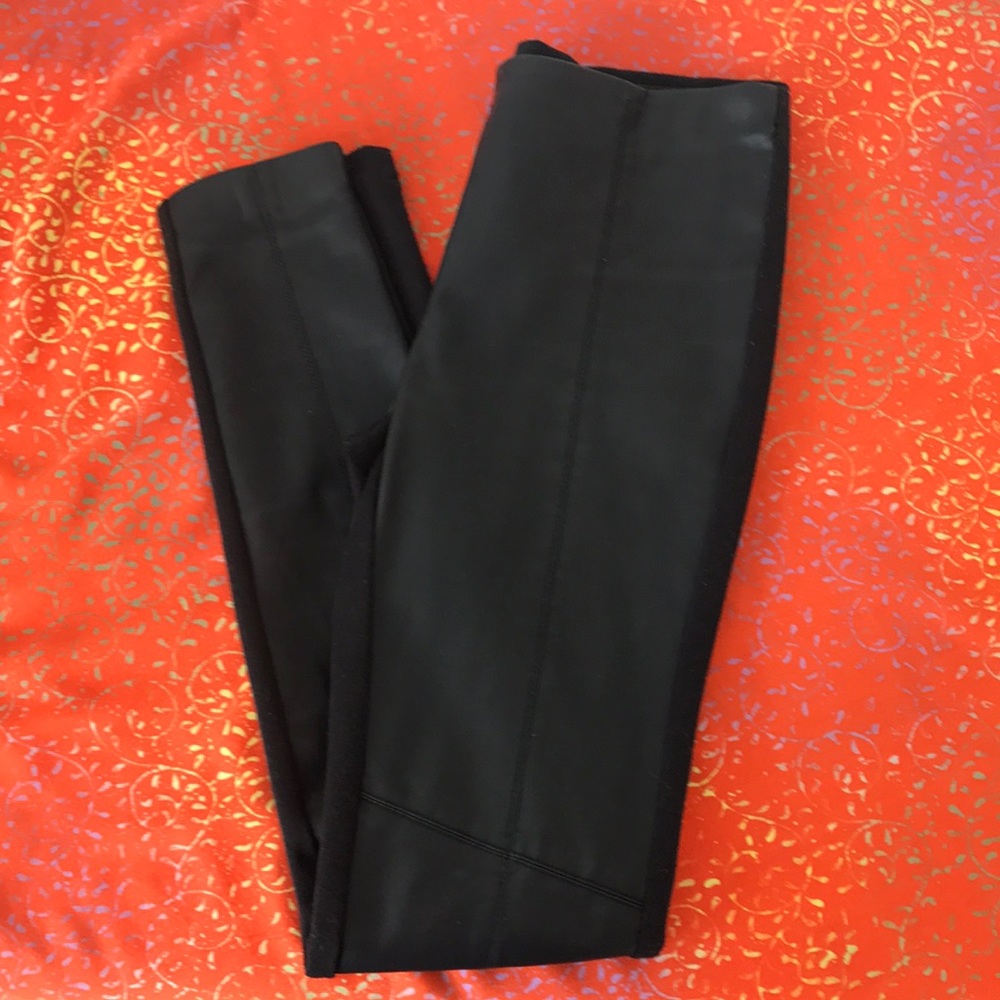 Vegan leather pants